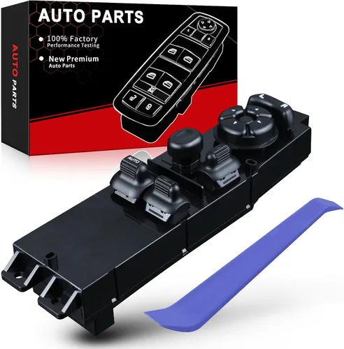 Vista 11 de Interruptor principal de ventana eléctrica para: Nissan Pathfinder 2005 2006 2007 2008, Sentra 2008 2009 2010 2011 2012 delantero izquierdo del lado