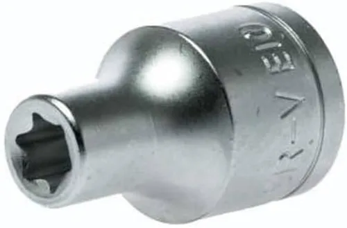 Vista 2 de Teng Tools E10 1/2 pulgada Drive Hembra E-Torx Star TX-E Cromo Vanadio Socket Herramienta mecánica Herramienta de mano - M120710-C