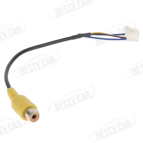 Vista 7 de Cámara de visión trasera estéreo de radio de coche en retrovisor de respaldo adaptador de entrada enchufe para el mercado de accesorios Android