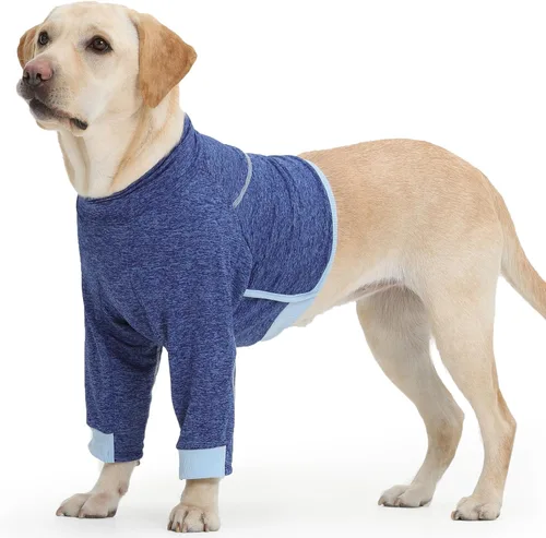 Vista 9 de ROZKITCH Funda para perro de pierna delantera para pierna delantera, protector de rodilla para evitar lamer heridas, codo, traje de recuperación