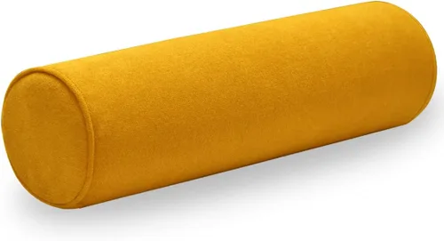 Vista 11 de Almohadas cilíndricas redondas de espuma viscoelástica, almohada cervical con funda de almohada, suave, cómoda y transpirable para dormir, silla