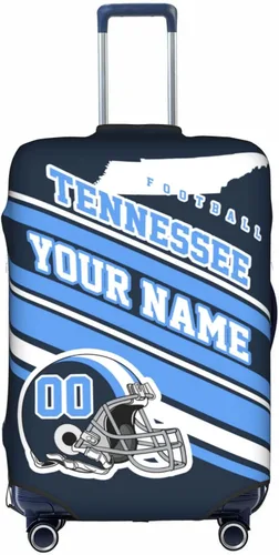 Vista 22 de Fundas de equipaje personalizadas con nombre y número, funda de maleta lavable elástica personalizada para equipaje, Arizona, Fútbol