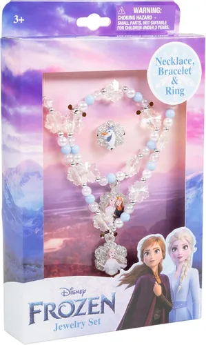 Vista 12 de LUV HER Girls Jewelry Set - Dress Up Toy Jewelry Box Set with Bead Necklaces, Bracelets, and Rings - Frozen Play Accessories - Ages 3+