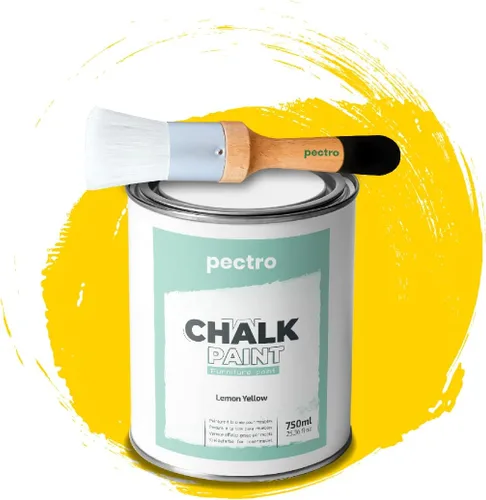Vista 17 de Pintura de tiza para muebles 25 fl.Oz. (750ml) + Pincel especial de pintura de tiza - Pintura para muebles sin lijar ni imprimar - Pintura de tiza