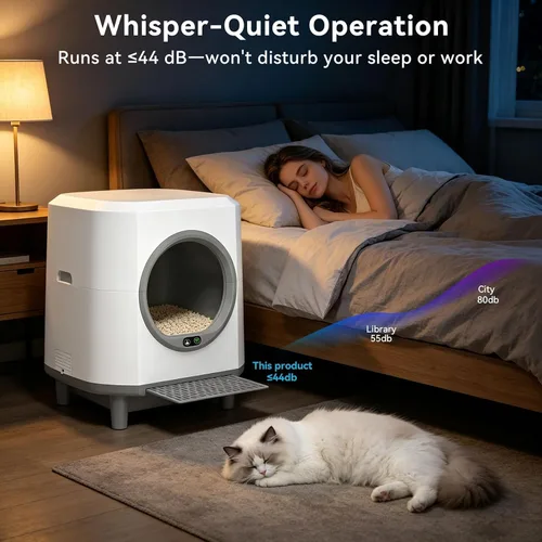 Vista 8 de Self Cleaning Litter Box for Large Cats & Multiple Cats