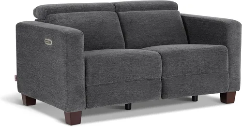 Vista 10 de MCombo Sofá Reclinable de 88.6'', Sofá Reclinable Eléctrico Wall Hugger con Reposacabezas Ajustable, Puertos de Carga USB A y C, Patas de Madera
