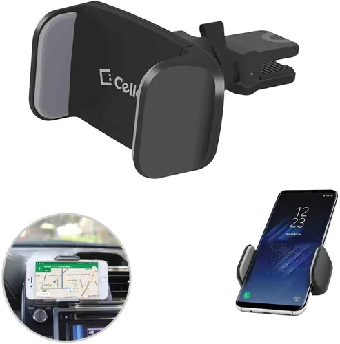 Vista 3 de Cellet Soporte para teléfono con ventilación de aire para automóvil, compatible con Apple iPhones, Samsung Galaxy, Google Pixel, Moto Series