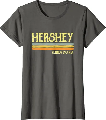 Vista 10 de Camiseta vintage de regalo de recuerdo de Hershey Pennsylvania PA, Negro, S