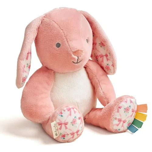 Vista 19 de Itzy Ritzy Snuggles Juguete de Peluche – Animal de Peluche Suave para Bebés, Niños y Adultos – Cintas Sensoriales y Telas Texturizadas para Juego