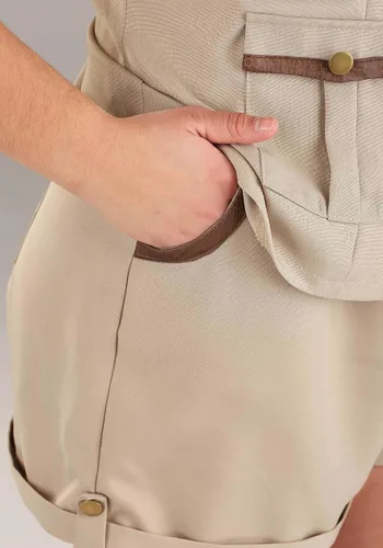 Vista 6 de Disfraz de paleontólogo de talla grande para mujer
