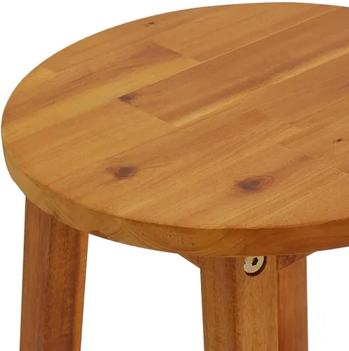 Vista 4 de sillas de bar, taburetes de bar, taburetes de bar Juego de 3, mesa de bar, sillas para barra de cocina, taburetes de bar 8 piezas de madera maciza