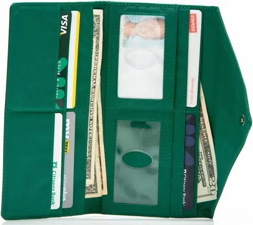 Vista 3 de Big Skinny Bloqueo RFID Verde (Verdant Green)