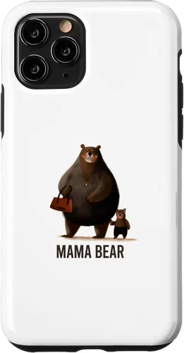 Vista 10 de Funda para iPhone 14 mama bear