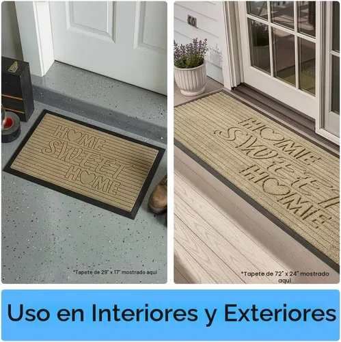 Vista 9 de Gorilla Grip - Tapete WeatherMax todo terreno 100% impermeable, caucho natural, resistente a manchas y decoloración, interior y exterior, fácil
