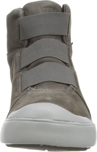 Vista 2 de KEEN Botas de tobillo impermeables Elle de invierno de altura media con aislamiento para mujer, NegroMagneto