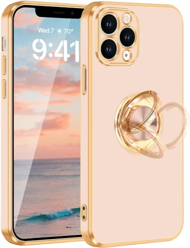 Vista 9 de Fingic Funda para iPhone 11 Pro [con soporte de anillo de 360°] [Soporte magnético para automóvil] Funda de teléfono con soporte magnético