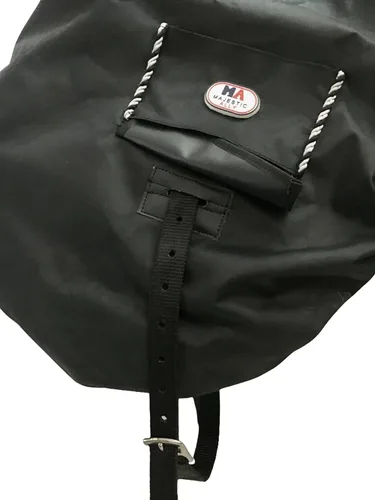Vista 4 de Majestic Ally Nylon impermeable forro polar Ride On Inglés silla de montar cubierta - varios colores (negro)
