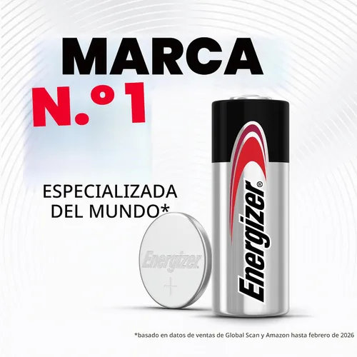 Vista 5 de Batería A23, 12 Volt, Energizer, negro, 30039800110092, 0.00 volts Para abridores de puertas de garaje, entrada sin llave, cámaras y dispositivos