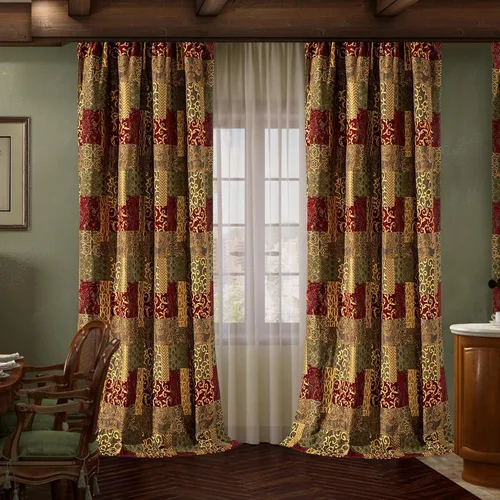 Vista 24 de Loom and Mill Cortinas negras de lujo para dormitorio, juego de 2 paneles Negro