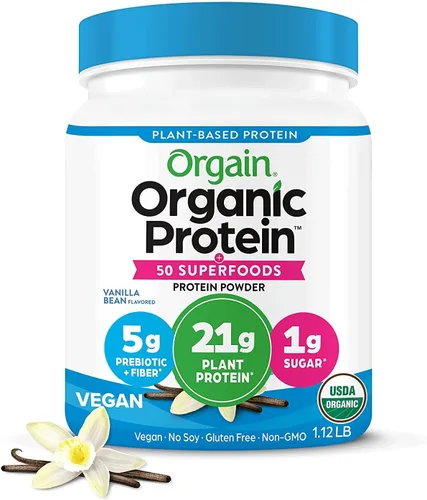 Vista 9 de Orgain proteína orgánica a base de plantas + polvo de superalimentos