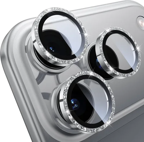 Vista 13 de WSKEN Protector de lente de cámara para iPhone 16 Pro/iPhone 16 Pro Max - [Modelo de disparo original] Protector de pantalla de cámara de vidrio