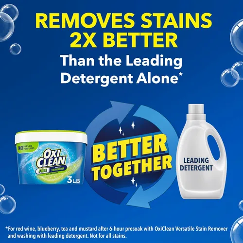 Vista 3 de OxiClean Free - Polvo Quitamanchas Versátil, 3 lb