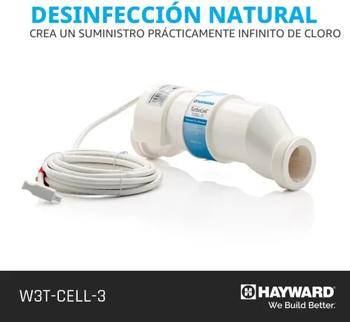 Vista 4 de Hayward W3T-Cell-3 TurboCell - Celda de cloración de sal para piscinas enterradas