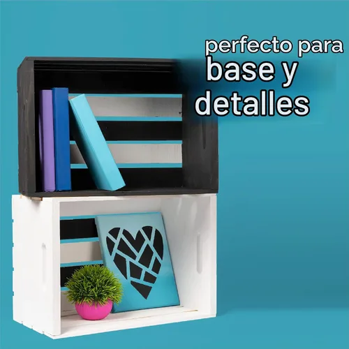 Vista 7 de Juego de pintura acrílica, incluye 2 pinturas blancas y negras de 16 onzas líquidas
