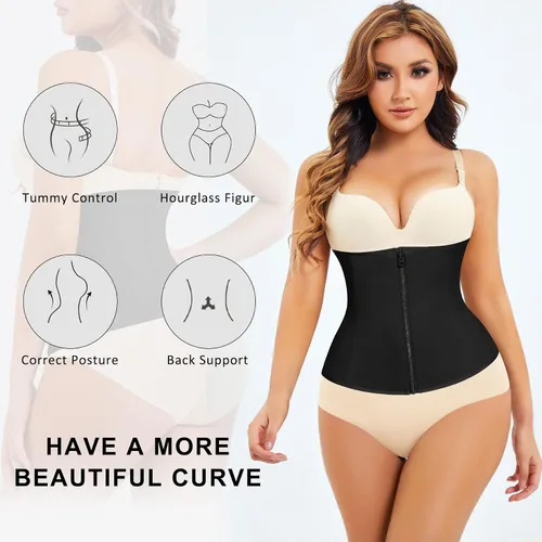Vista 5 de Ursexyly corsé doble para reducir la cintura, moldeador del cuerpo, quema de grasa del vientre para tener cintura de avispa para mujer
