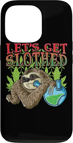 Vista 10 de Sloth Smokes Grass Shirt Marihuana Sloth Cannabis Stoner Case para iPhone 17