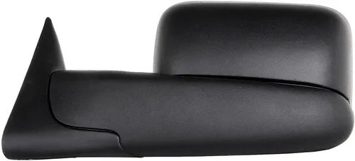 Vista 2 de Espejo de remolque ajustable manual, negro (1 pieza), repuesto de espejo de remolque compatible para 1994-2001 para Dodge para Ram 1500 2002