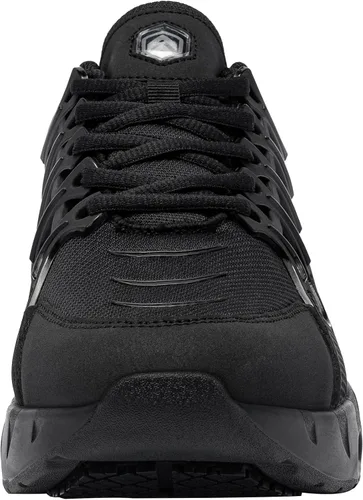 Vista 4 de LARNMERN Zapatos de trabajo antideslizantes para hombre, antideslizantes, informales, cómodos, para caminar, cocinero, cocina, transpirables