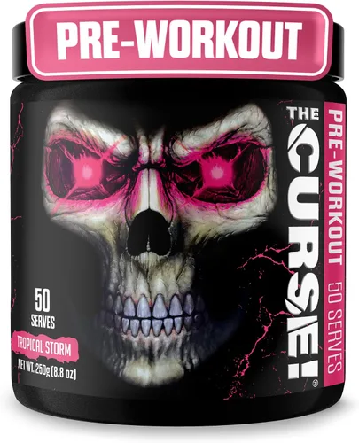Vista 23 de JNX SPORTS The Curse! Polvo de preentrenamiento para hombres y mujeres, cafeína, beta-alanina, creatina, L-citrulina, 5 porciones, sabor a frambuesa