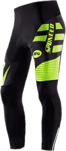 Vista 2 de sponeed - Mallas de ciclismo para hombre, acolchadas, 4D, para ciclismo de carretera