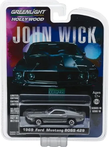 Vista 2 de Greenlight Hollywood 44780-E John Wick - 1969 Mustang BOSS 429 Escala 1/64 Diecast