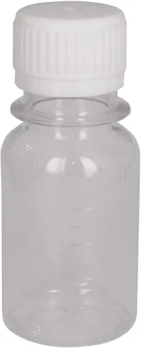Vista 15 de Aicosineg 20 recipientes de plástico de 5.1 fl oz, botella de reactivo químico de laboratorio, botella de almacenamiento de boca pequeña de 5.07 5.1