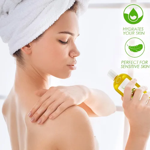 Vista 2 de Soapeauty Aceite de jojoba dorado 100% puro y natural Sin refinar, prensado en frío, sin hexano Aceite hidratante para piel, cara, cabello