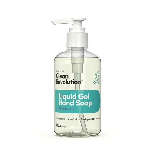 Vista 21 de Clean Revolution Jabón de manos en gel líquido, líquido sedoso rico, espuma rápida, enjuague rápido, contiene aceites esenciales reales
