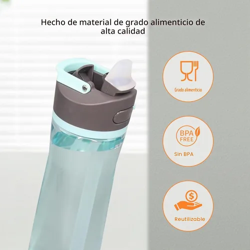Vista 5 de Pajitas de repuesto compatibles con botella de agua Contigo Ashland 2.0 a prueba de fugas de 24 onzas y 32 onzas (paquete de 6)