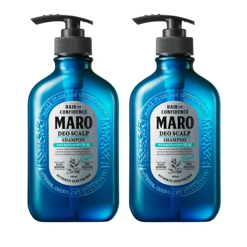 Vista 6 de MARO Jabón limpiador corporal y facial (paquete de 2) Gel de ducha todo en uno para hombre y lavado facial, jabón corporal para hombre con aroma