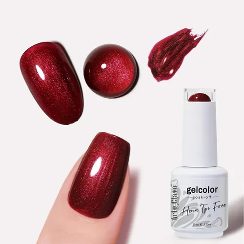 Vista 22 de Arte Clavo Pearlescent Nude Gel Nail Polish 15ml - HEMA Free Soak off UV LED Nail Gel for Manicure, DIY Nail Art, Home Salon Use 11029