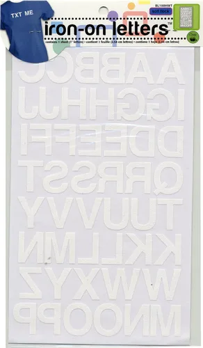 Vista 2 de Dritz BL100HBK - Letras termoadhesivas (1 hoja)