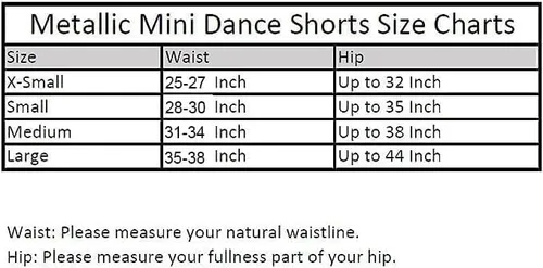 Vista 3 de Pantalones cortos metálicos brillantes de cintura baja elástica para rave, pantalones cortos de baile, pantalones calientes para mujeres y niñas