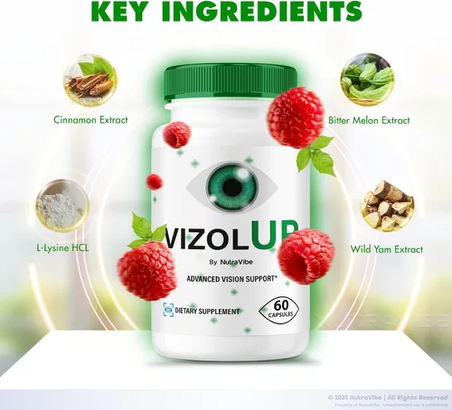 Vista 5 de VizolUp Cápsulas – Suplemento Vizol Up con ingredientes naturales Fórmula premium para el cuidado de los ojos para claridad visual, soporte
