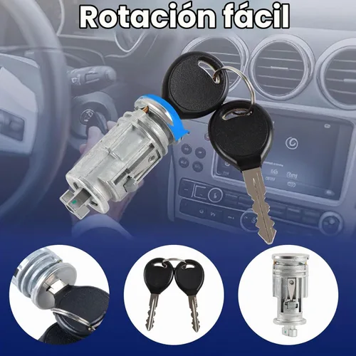 Vista 4 de Cilindro de bloqueo de interruptor de encendido compatible con Chrysler Durango Dakota Ram 1500 2500 3500 2001-2010 Pickup Truck Van Reemplazar OEM