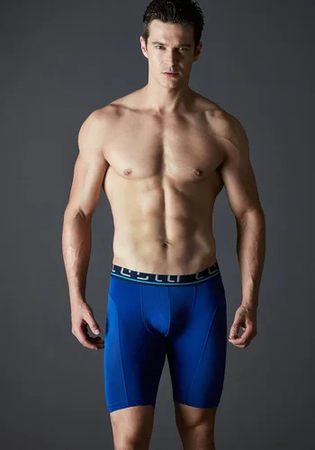 Vista 9 de TSLA Paquete de 2 calzoncillos tipo bóxer transpirables para hombre, de malla refrescante, con bolsa