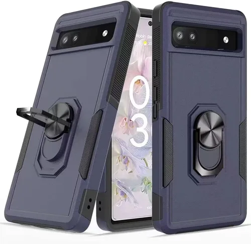 Vista 13 de Funda para Google Pixel 6A, Pixel 6A resistente a prueba de golpes, cubierta protectora de cuerpo completo [doble capa]