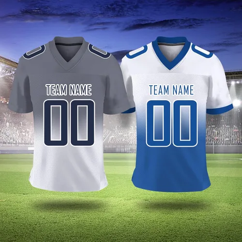 Vista 5 de Camiseta de fútbol personalizada para niños y adultos con número de nombre, camiseta de fútbol personalizada para hombres y mujeres