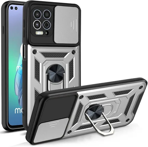 Vista 93 de Compatible con carcasa de soporte Infinix Zero Ultra 5G, con cubierta de lente de cámara deslizante compatible con funda Infinix Zero Ultra 5G Negro