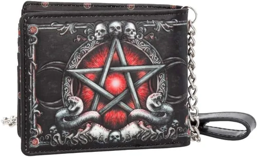 Vista 3 de Nemesis Now Baphomet Wallet negro talla única